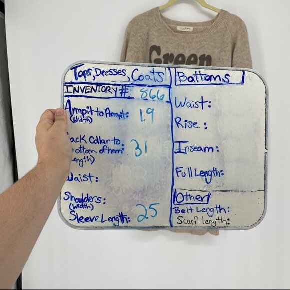 New York Story tan “Green and Gorgeous” sweater - Picture 11 of 11